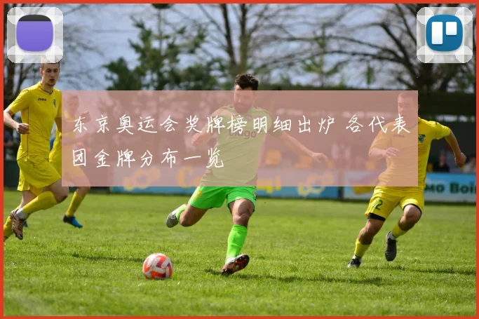 东京奥运会奖牌榜明细出炉 各代表团金牌分布一览