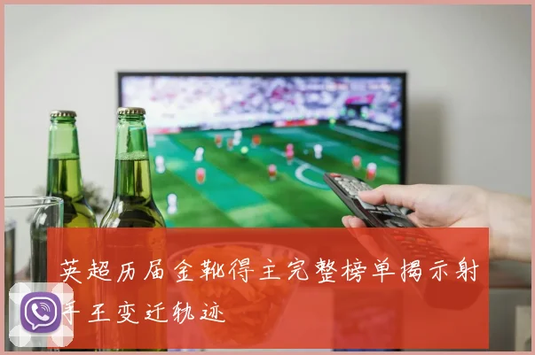 英超历届金靴得主完整榜单揭示射手王变迁轨迹